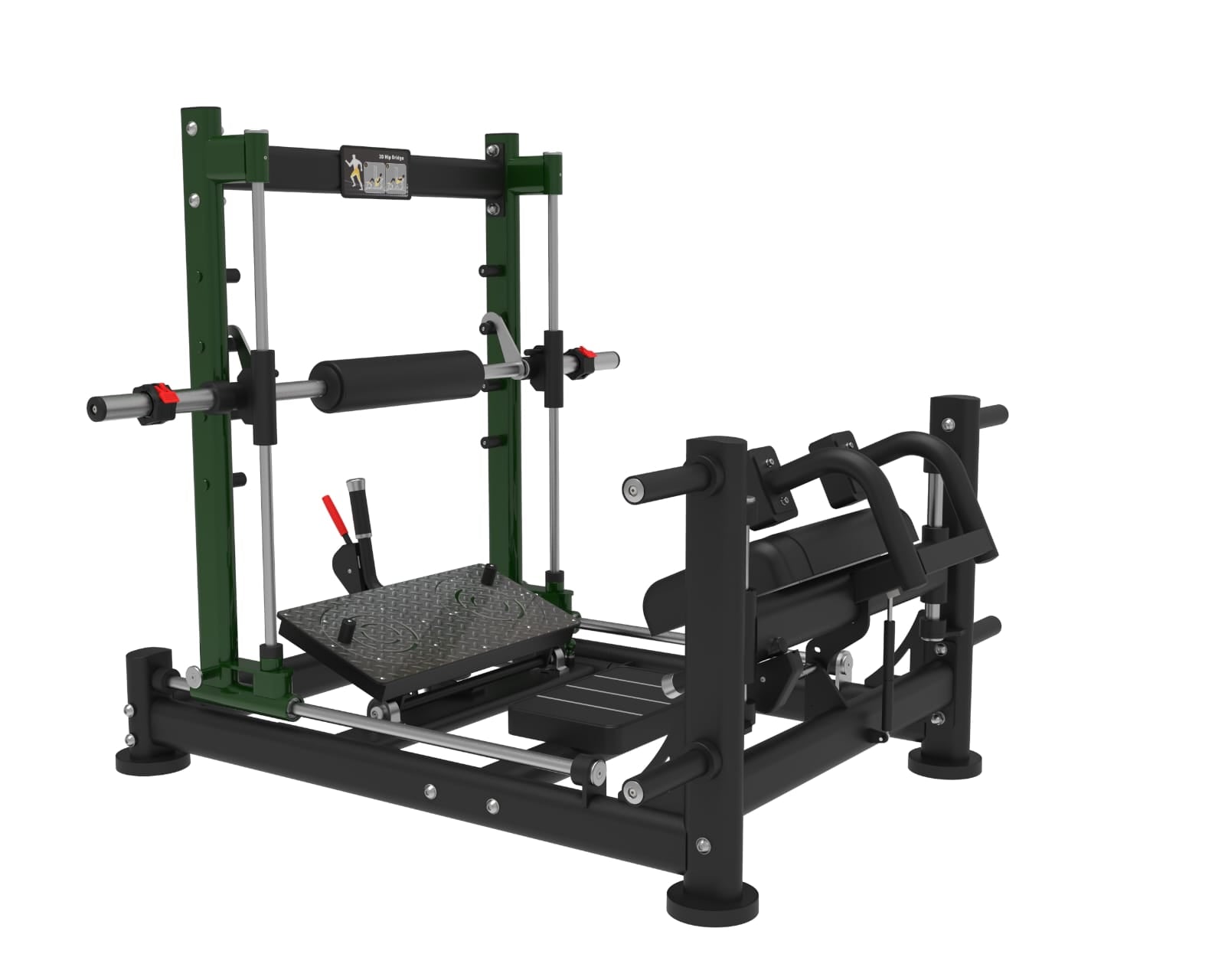 HIP THRUST 3D PLATE LOADED