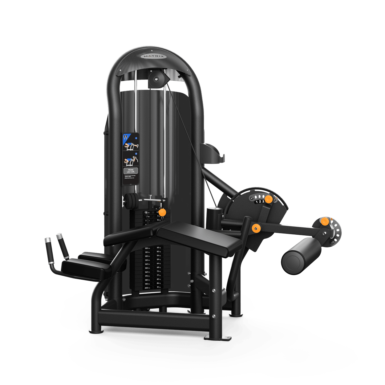 prone leg curl matrix G3 aura